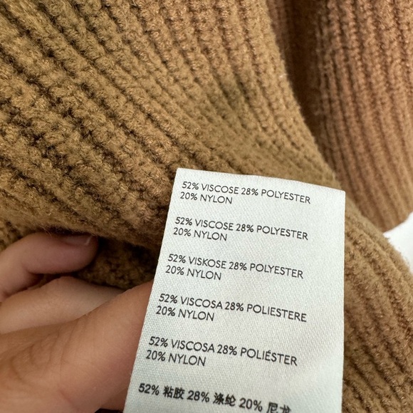 By Anthropologie tan Kali Poncho Sweater - Picture 7 of 10